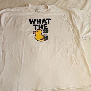 DOM NWT Graphic Tshirt "What The Duck"